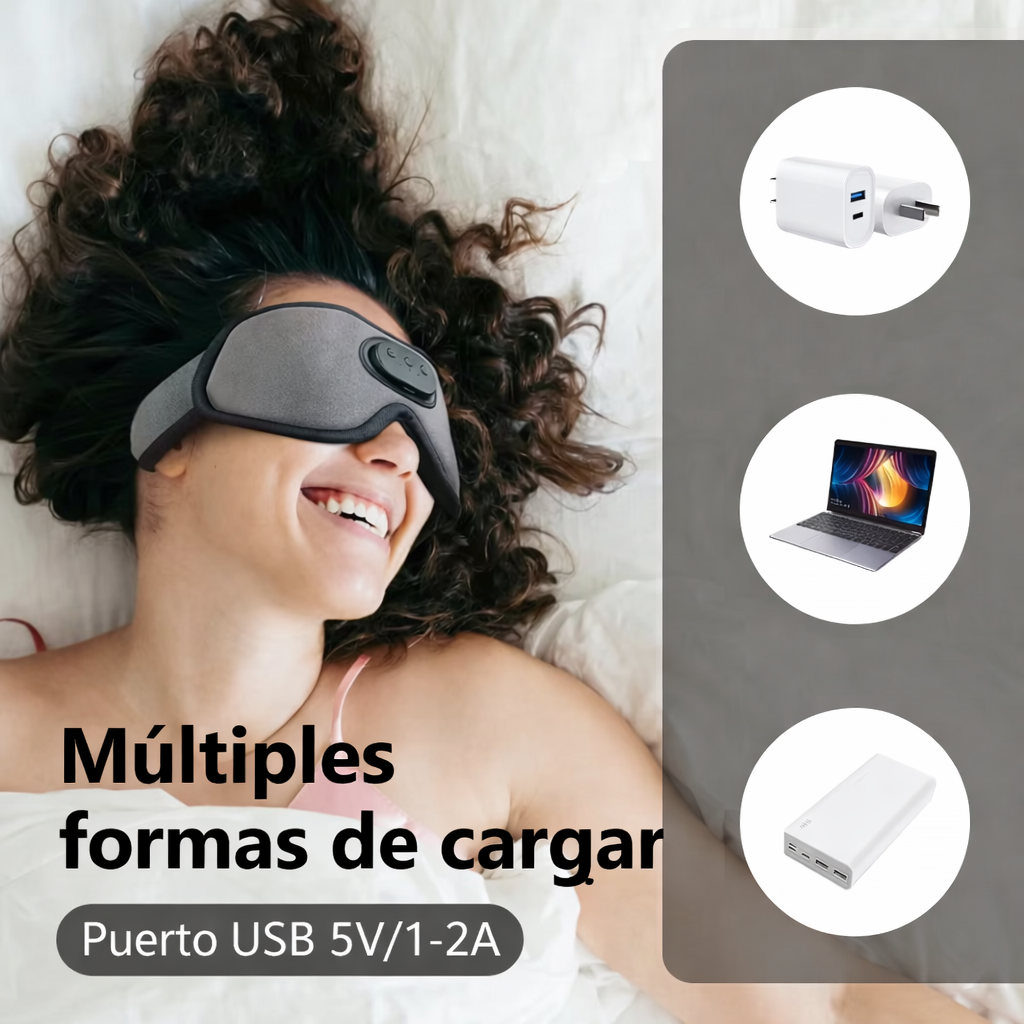 Máscara para dormir con Bluetooth