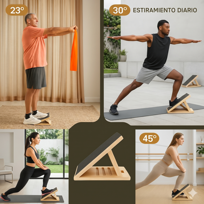 Tabla inclinada para aliviar dolor de pies y mejorar flexibilidad